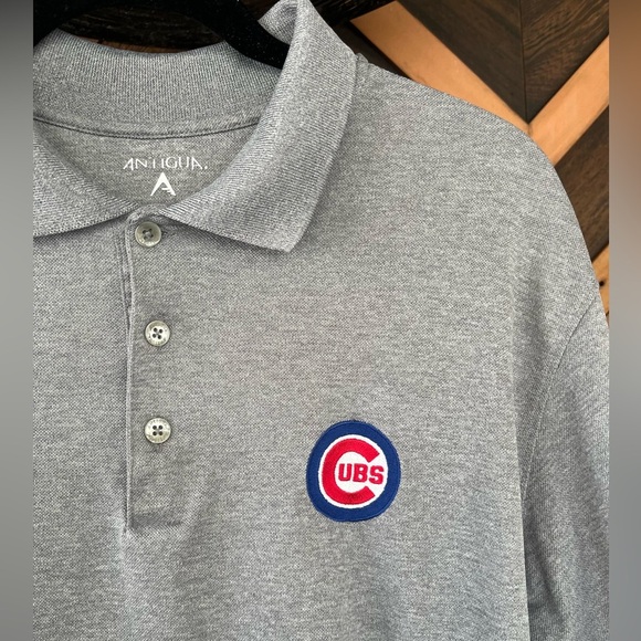 Men’s Chicago Cubs Antigua Par Polo Size Large - Picture 9 of 9